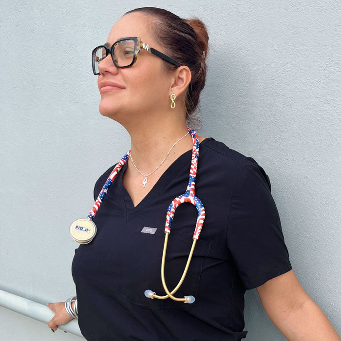 Gold Stethoscope Collection MDF Instruments