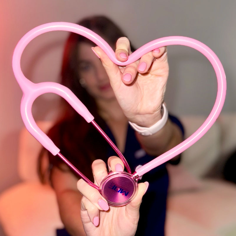 Pink Stethoscope Collection MDF Instruments