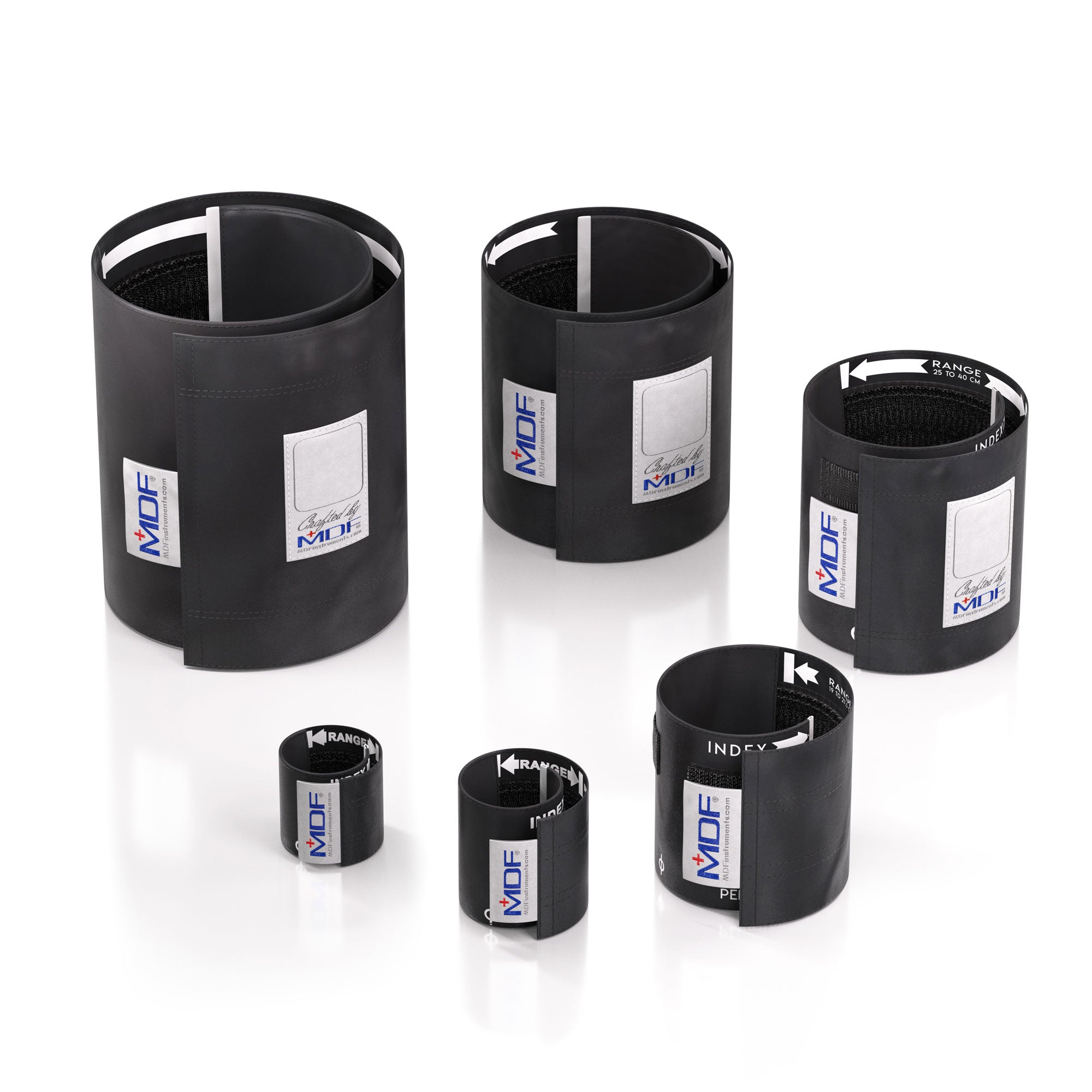 MDF blood pressure cuff latex free with optional d-ring, universal cuff for manual sphygmomanometers and digital blood pressure monitors