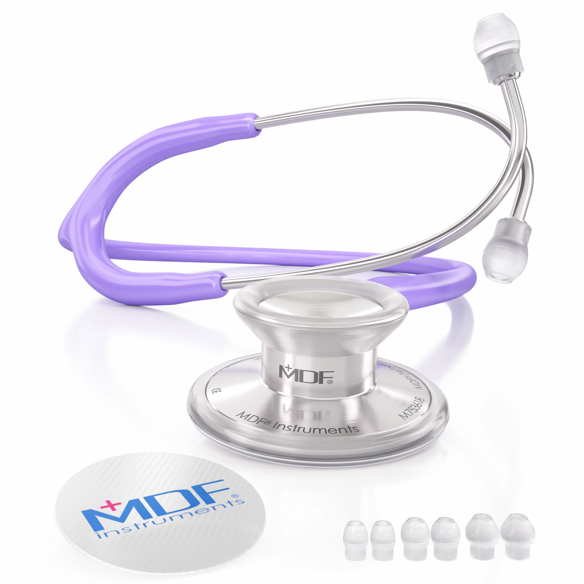 Stethoscope MDF Instruments Acoustica Lightweight Dual Head Cher Light Purple