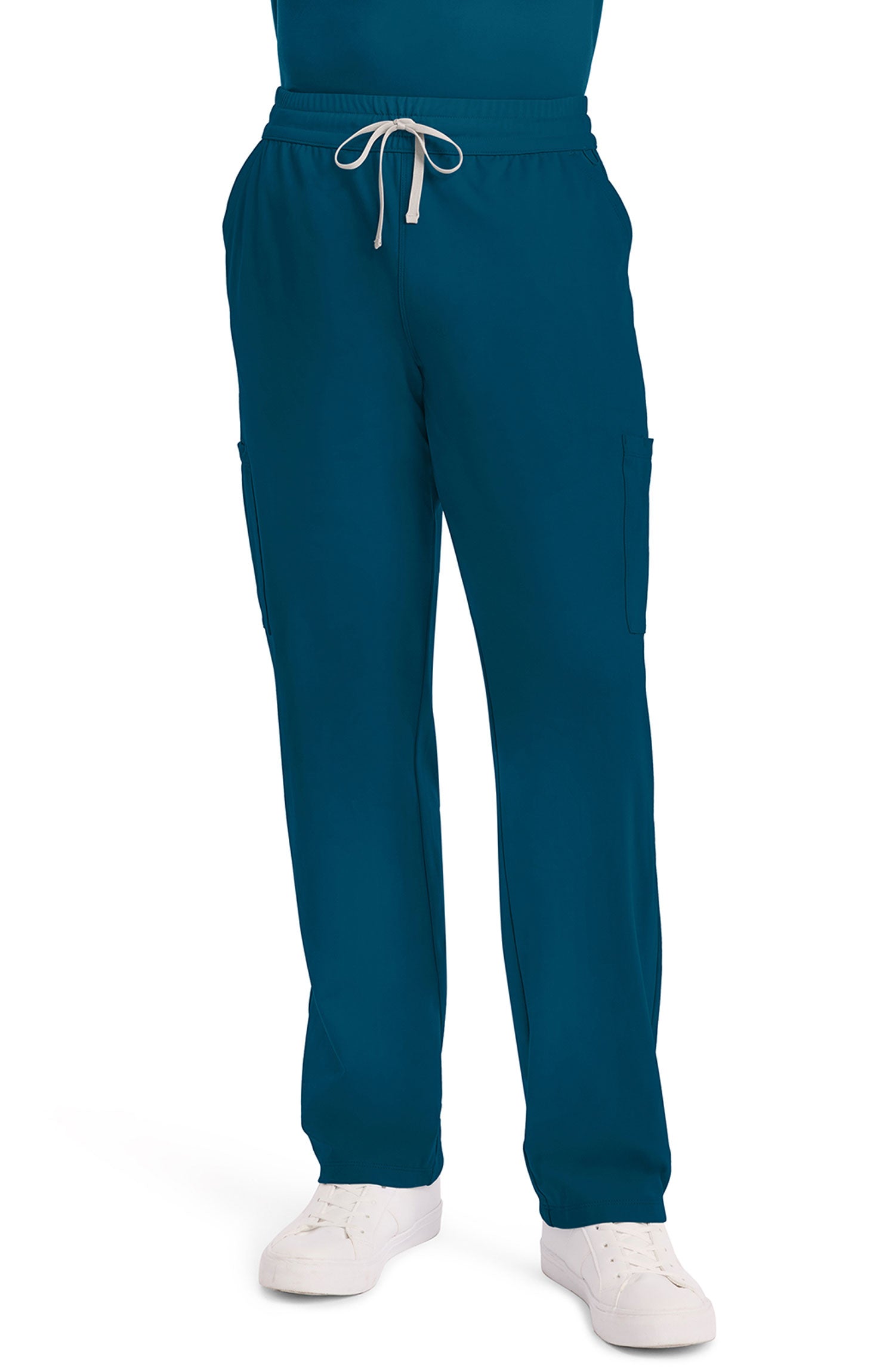 Men's Scrub Pants Straight Leg Caribbean Blue Cherokee Achieve MDF Instruments CK036