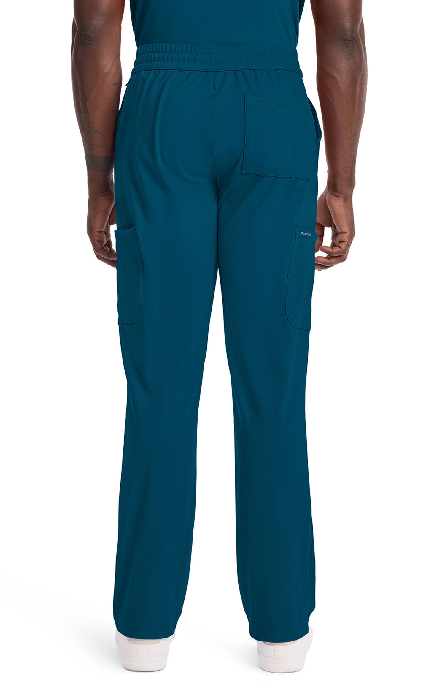 Men's Scrub Pants Straight Leg Caribbean Blue Cherokee Achieve MDF Instruments CK036
