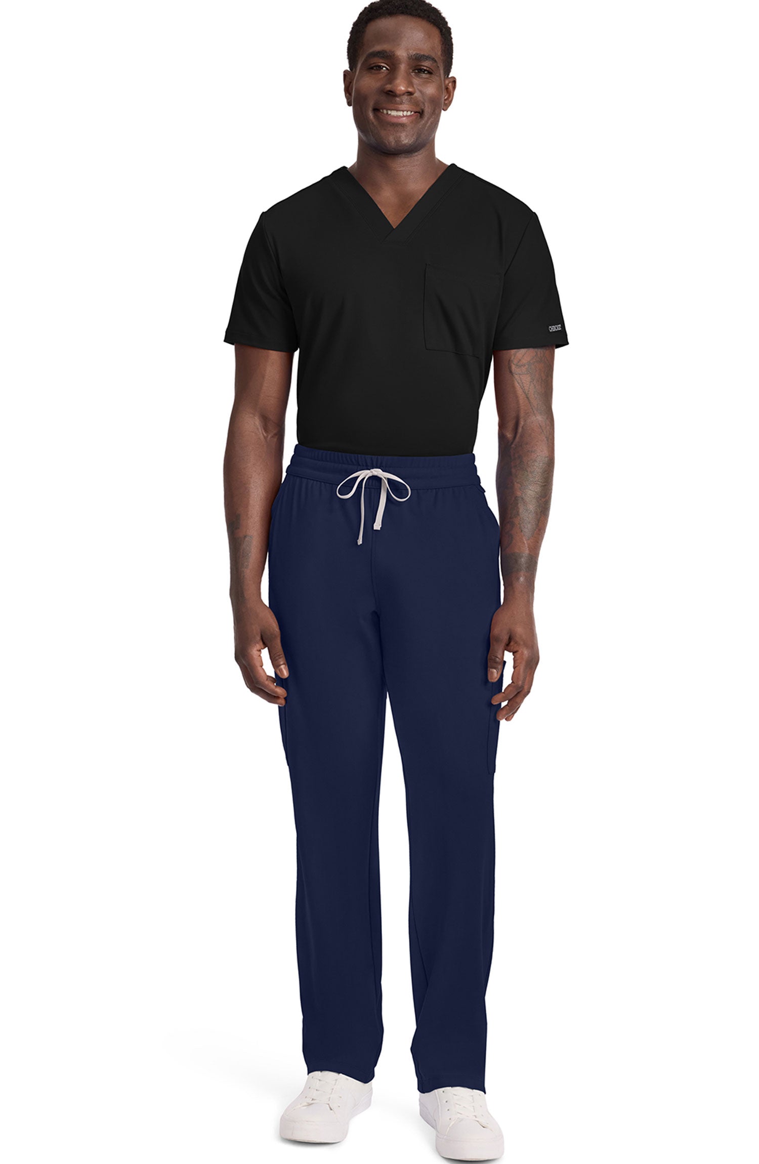 Men's Scrub Pants Straight Leg Navy Cherokee Achieve MDF Instruments CK036