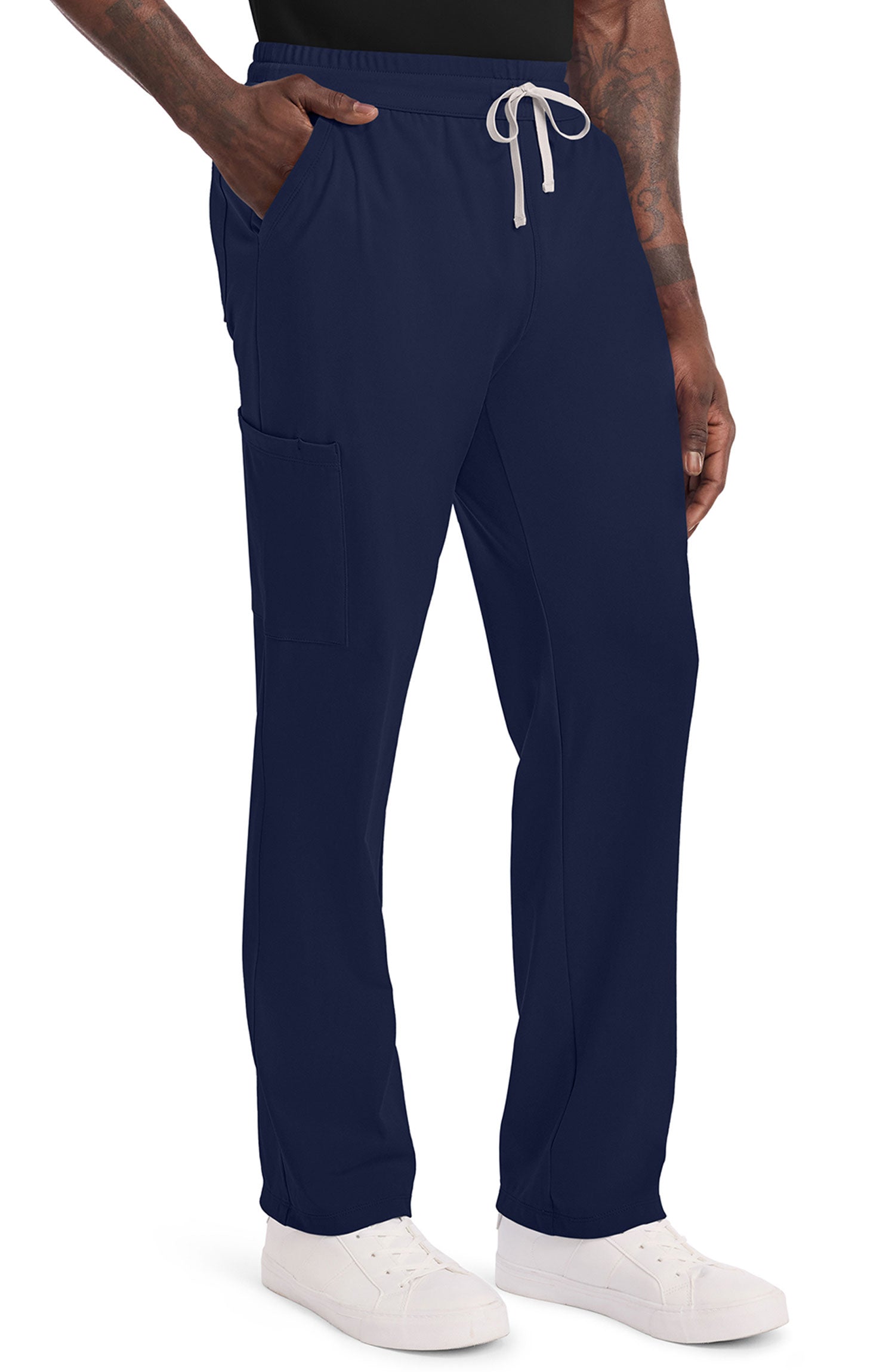 Men's Scrub Pants Straight Leg Navy Cherokee Achieve MDF Instruments CK036