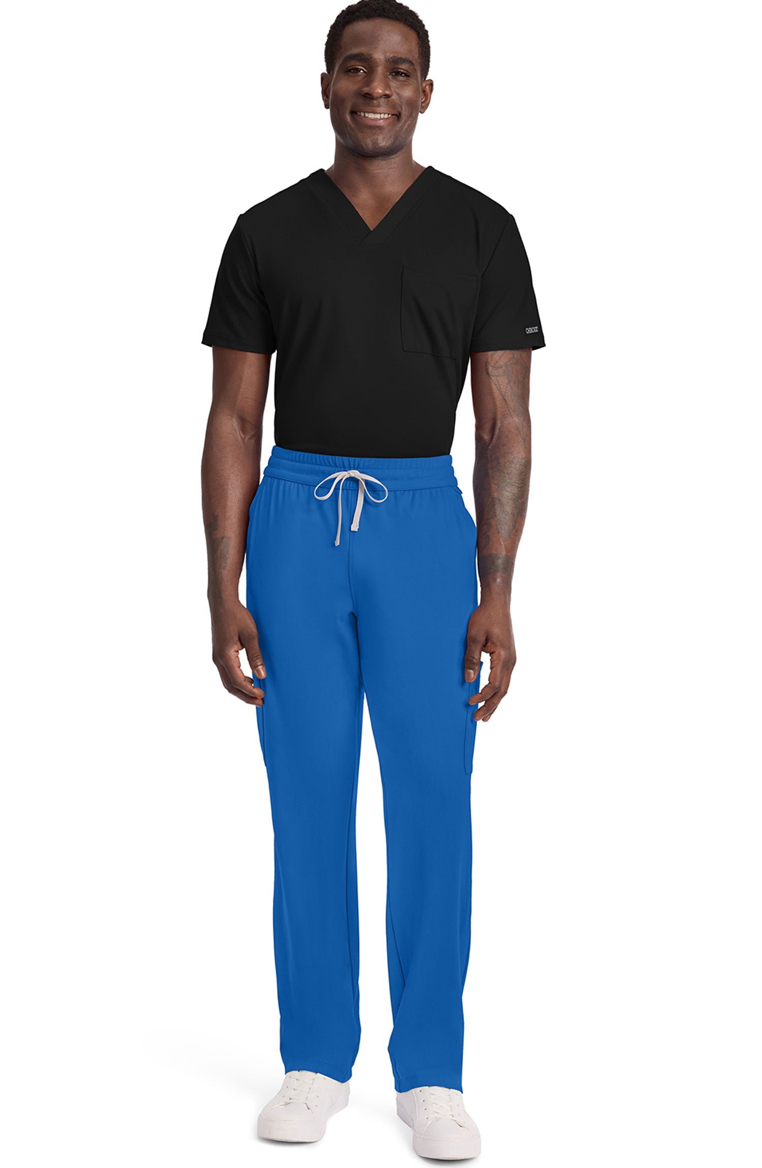 Men's Scrub Pants Straight Leg Royal Blue Cherokee Achieve MDF Instruments CK036