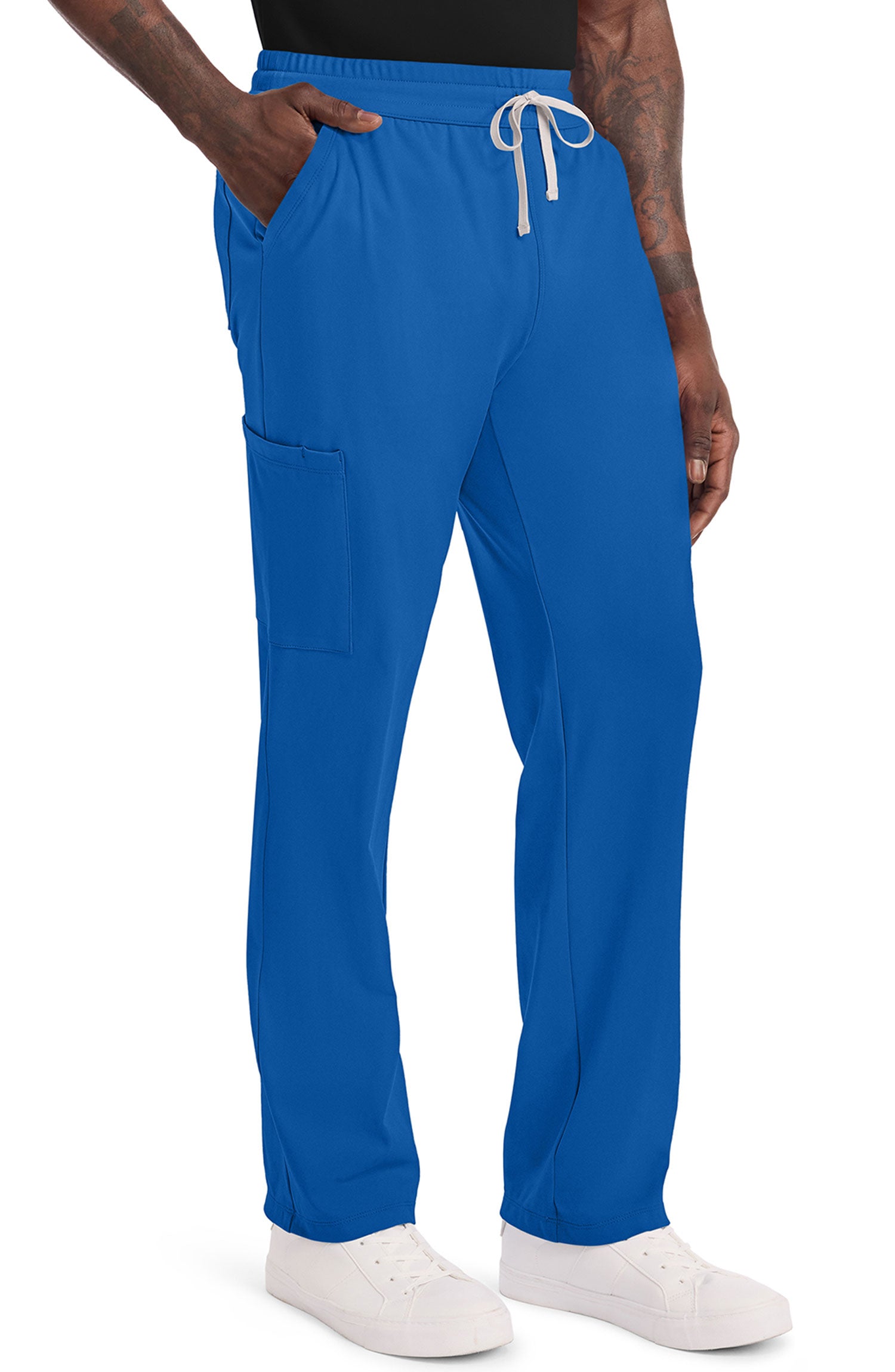 Men's Scrub Pants Straight Leg Royal Blue Cherokee Achieve MDF Instruments CK036
