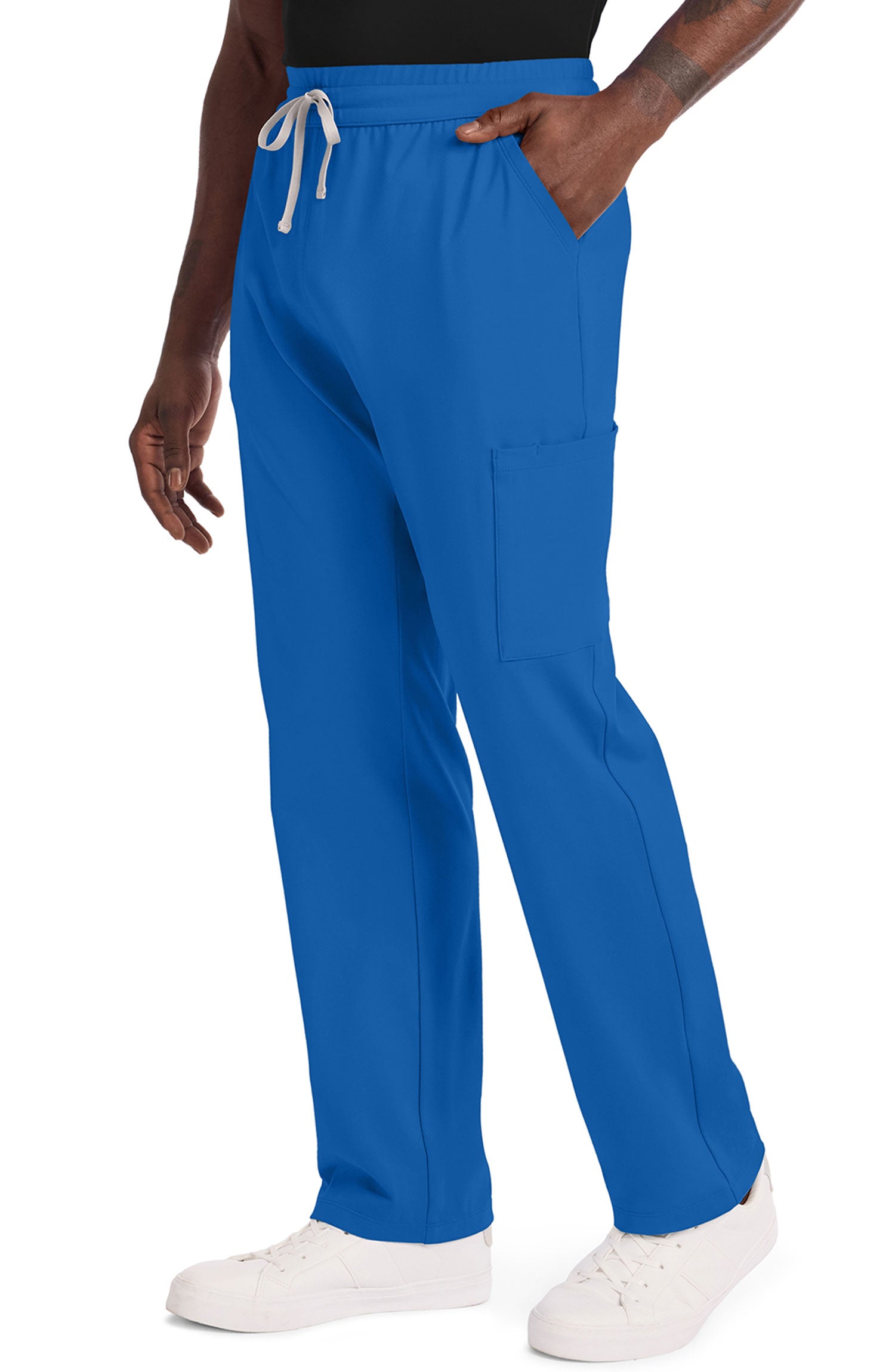 Men's Scrub Pants Straight Leg Royal Blue Cherokee Achieve MDF Instruments CK036