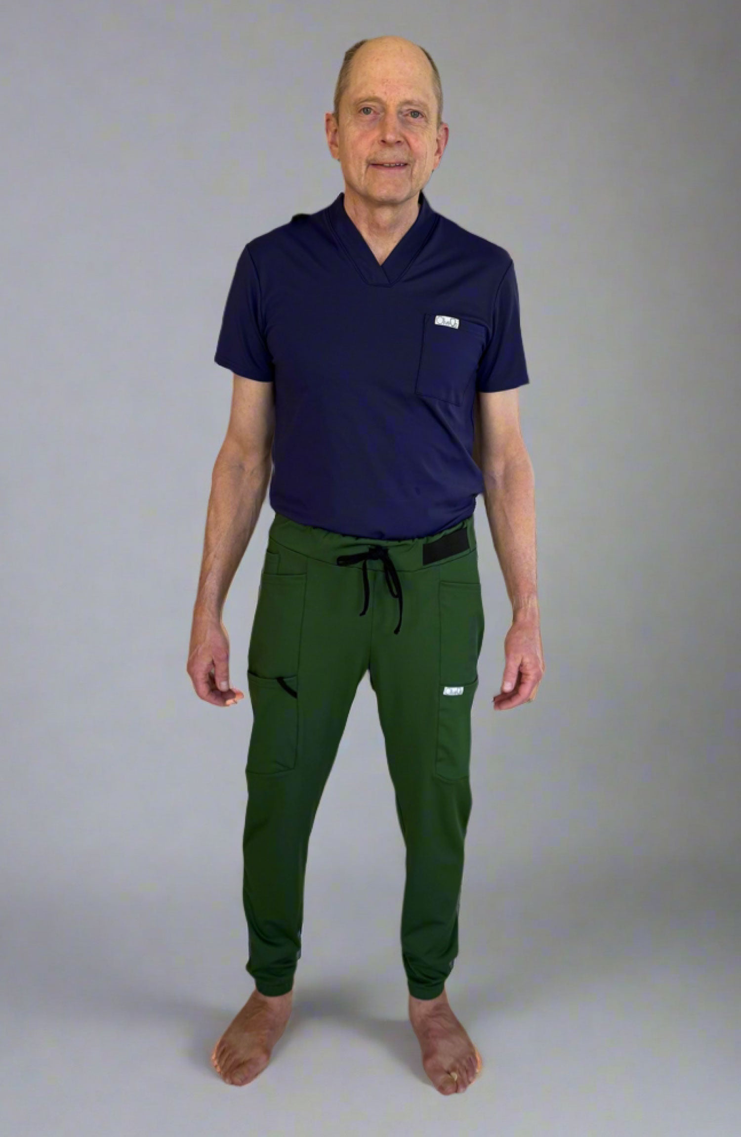 Mens Scrubs Jogger Pants OliveUs MDF Instruments