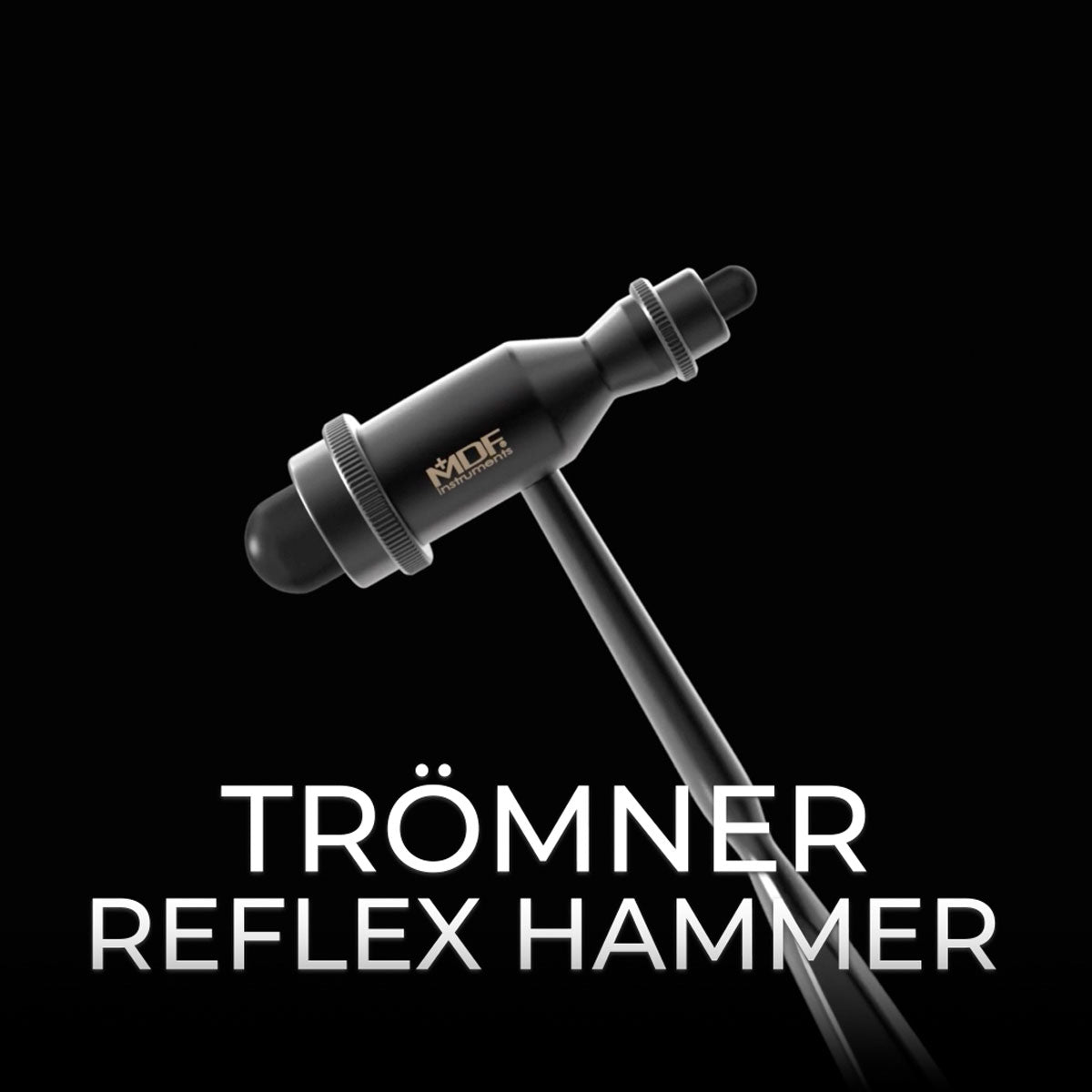 Reflex Hammer for Doctors and Medical Professionals MDF Instruments Tromner BlackOut