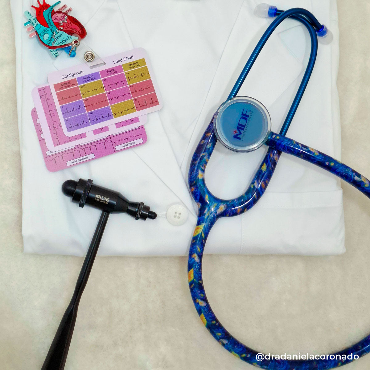 Reflex Hammer for Medical Professionals MDF Instruments Tromner BlackOut