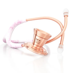 Rose Gold Stethoscope MDF Instruments ProCardial Titanium Cardiology Pink Marble Print