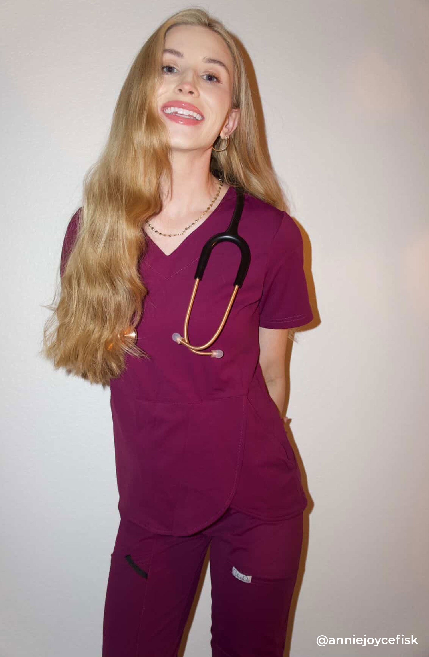 Scrub Pants for Women MDF Instruments OliveUs Bootcut Grape Purple
