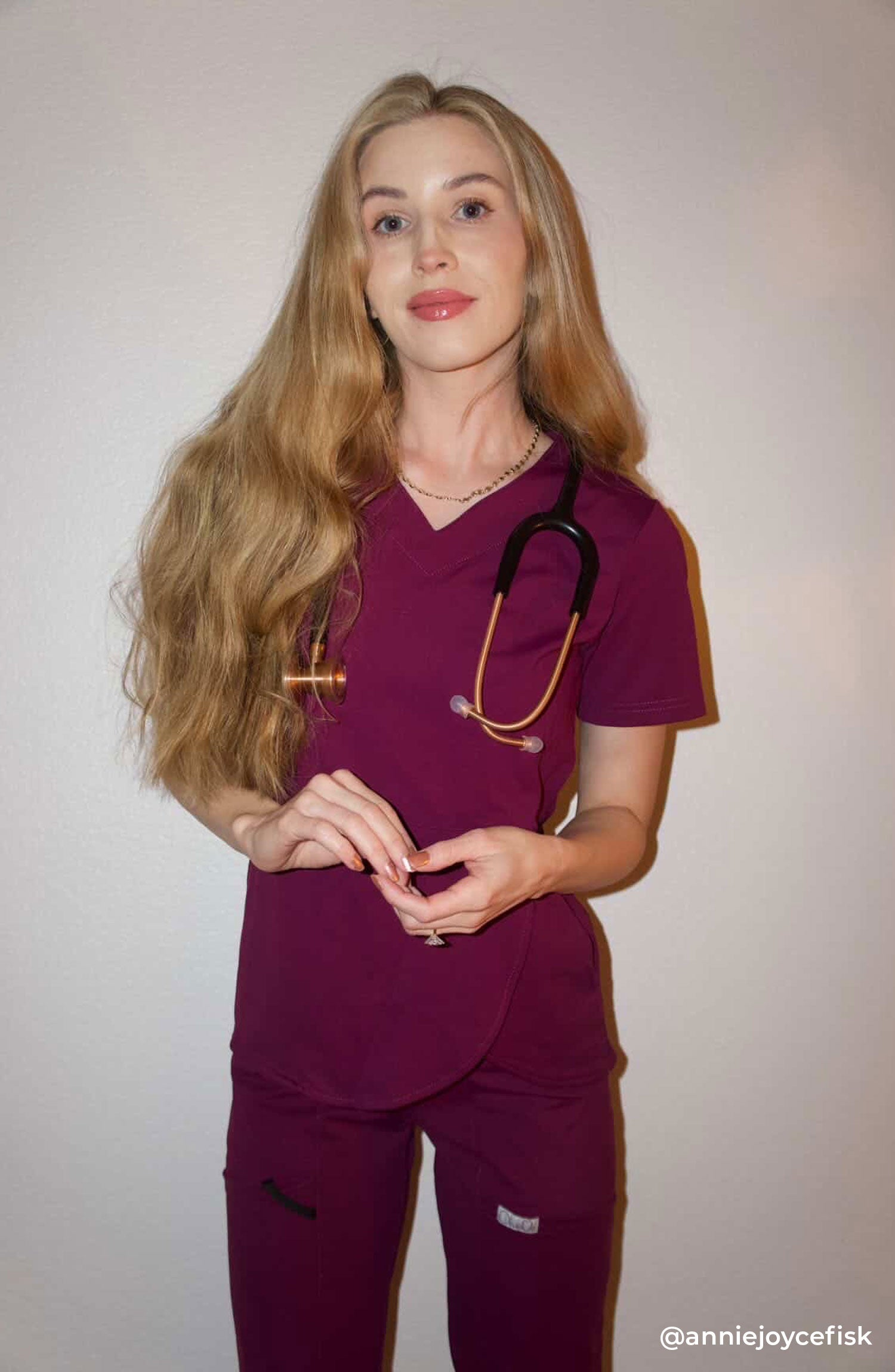 Scrub Top for Women MDF Instruments OliveUs Pendulum Top Grape Purple