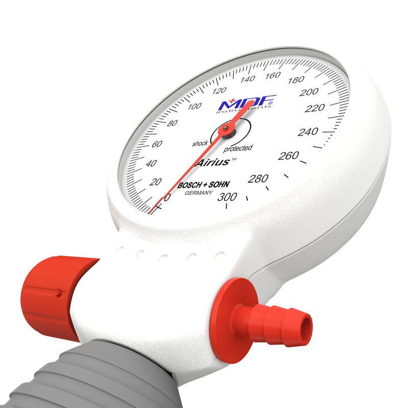 Sphygmomanometer MDF Instruments Airius Palm Aneroid Blood Pressure Monitor Sleek Grey