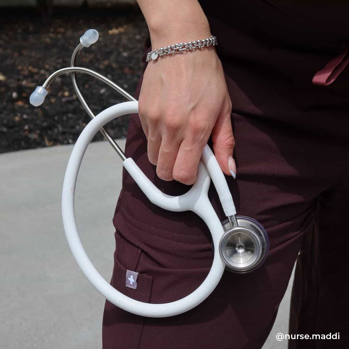 Stethoscope MDF Instruments MD One Stainless Steel Adult Dual Head BlaBlanc White