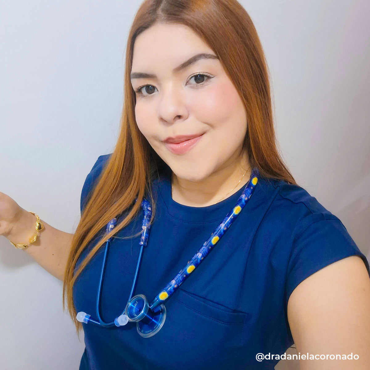 Stethoscope MDF Instruments ProCardial Titanium Cardiology Mprint Starry Night Print Go Van Gogh and Capridium