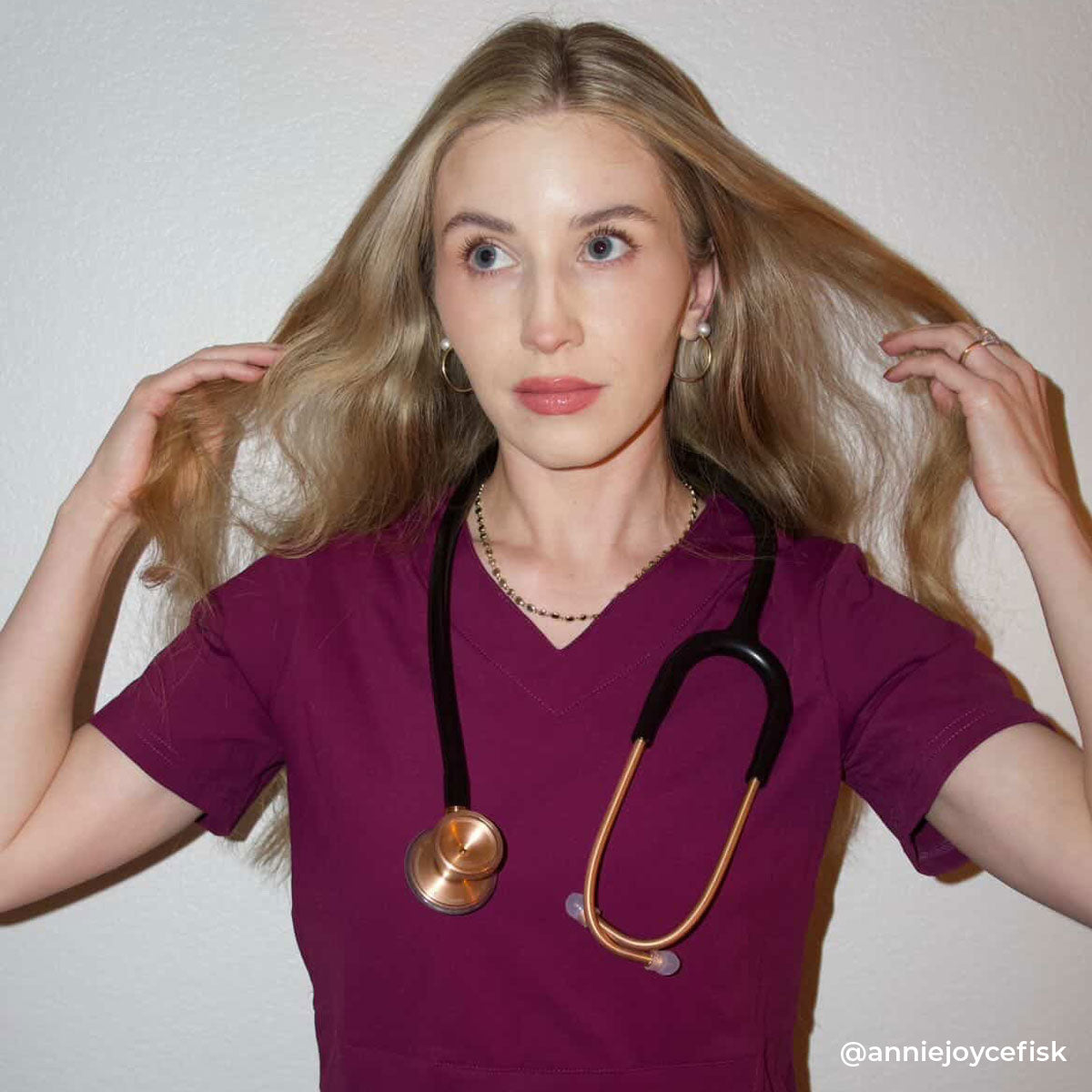 Stethoscope MDF Instruments ProCardial Titanium Cardiology Rose Gold and Black