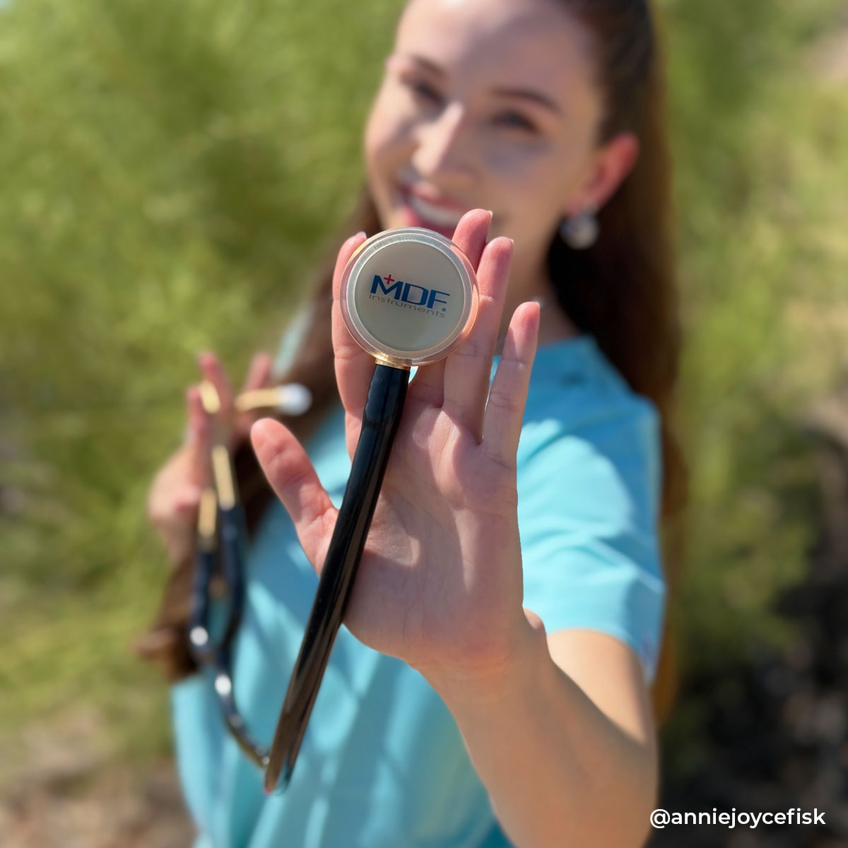 Stethoscope MDF Instruments ProCardial Titanium Cardiology Black and Gold