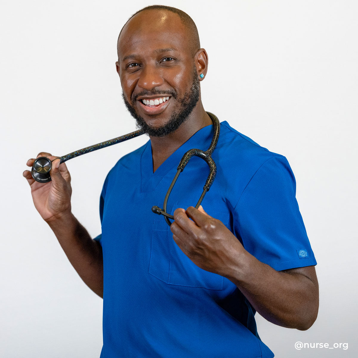 Stethoscope MDF Instruments ProCardial Titanium Cardiology Black Glitter BlackOut