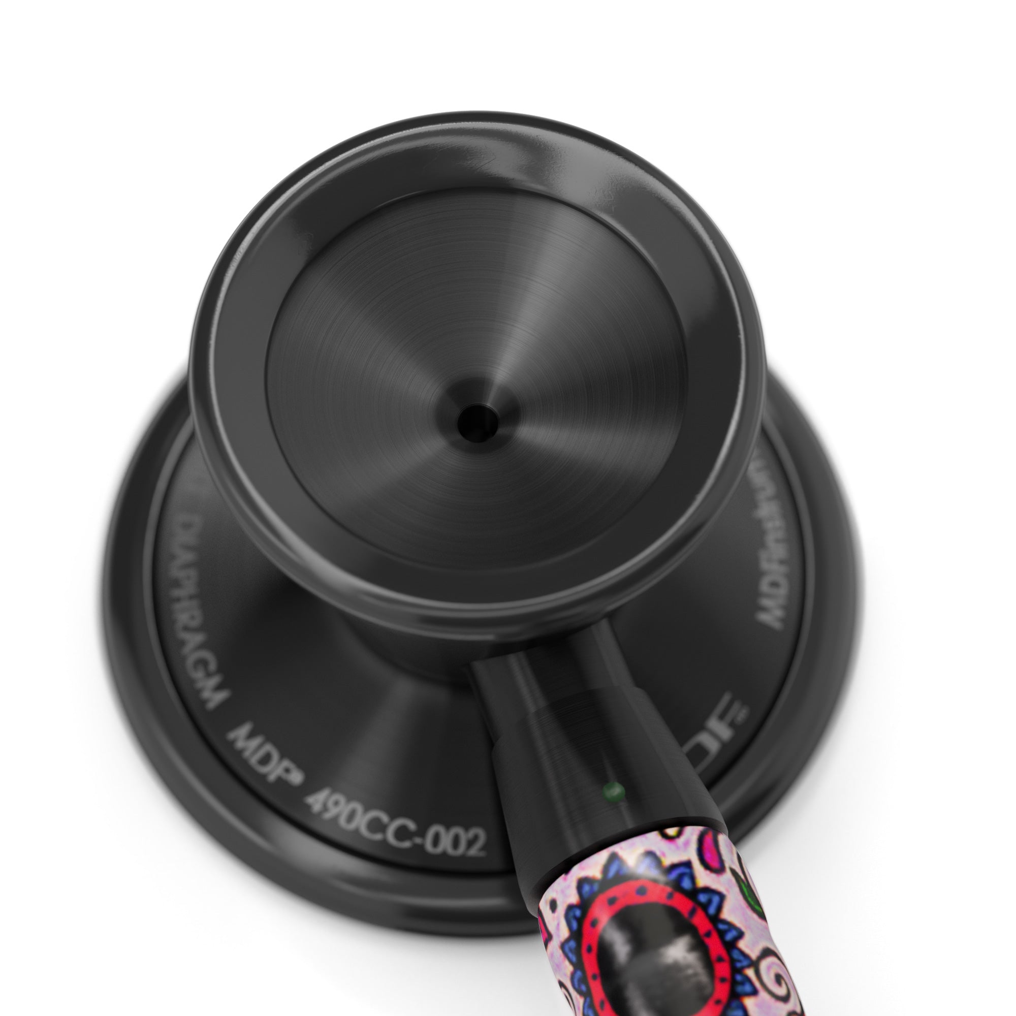 Stethoscope MDF Instruments ProCardial Titanium Sugar Skull and BlackOut Engraving