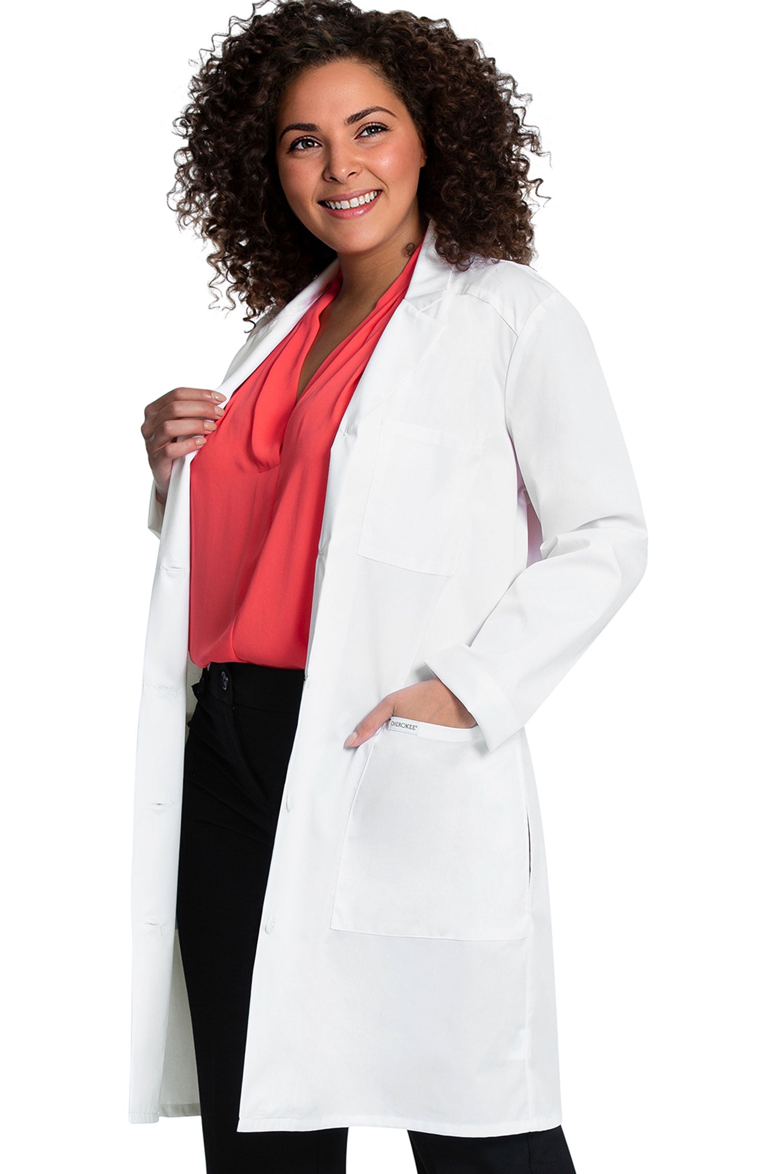 Lab Coat MDF Instruments Cherokee Women's Full Length White