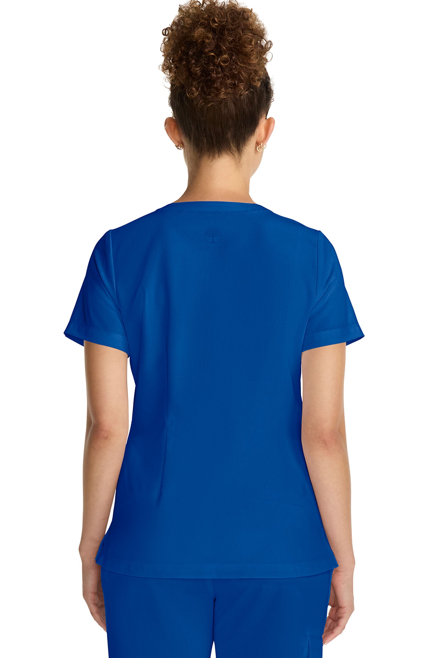 Women's Scrub Top Tuck-In V-Neck Royal Blue Healing Hands MDF Instruments HH755