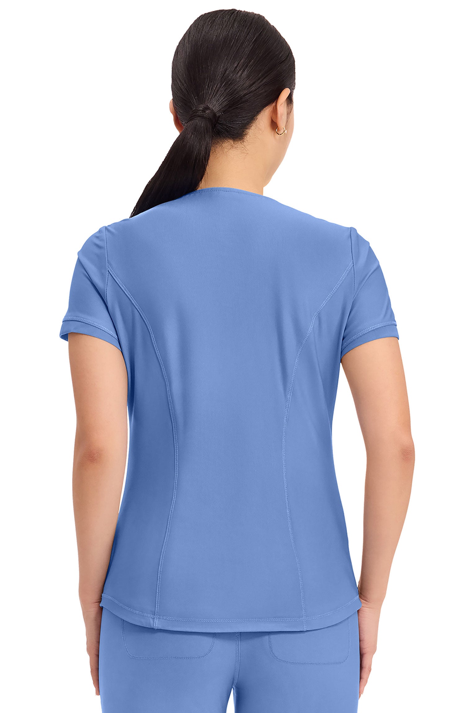 Women's Scrub Top V-Neck Cherokee Form Ciel Blue CK840 MDF Instruments Apparel