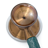 Stethoscope MDF Instruments ProCardial Titanium Cardiology Green Glitter and Cyprium Engraving
