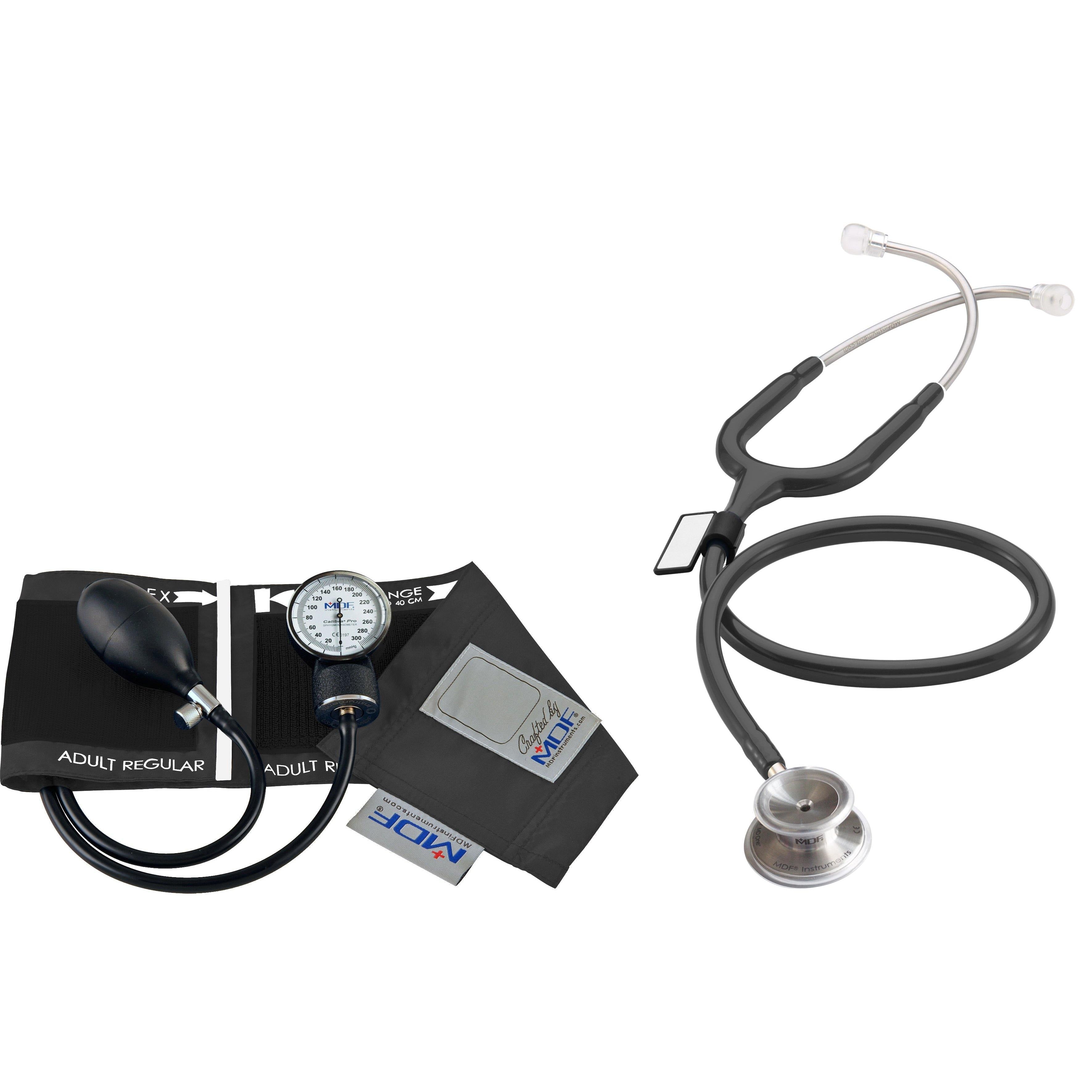 Doctors Bag With Stethoscope And Blood Pressure Monitor Stock