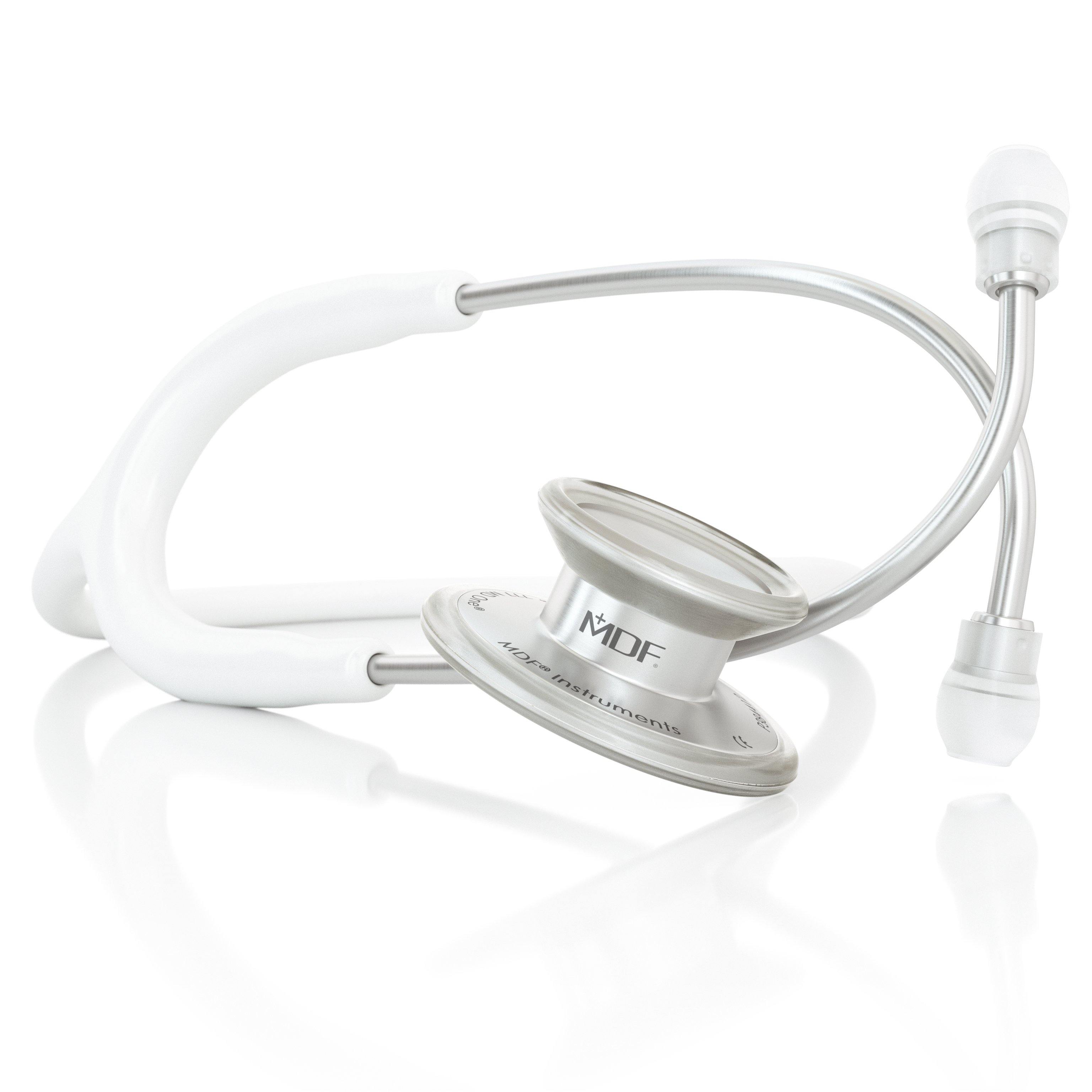 MDF Instruments® Stethoscope MD One® Stainless Steel White