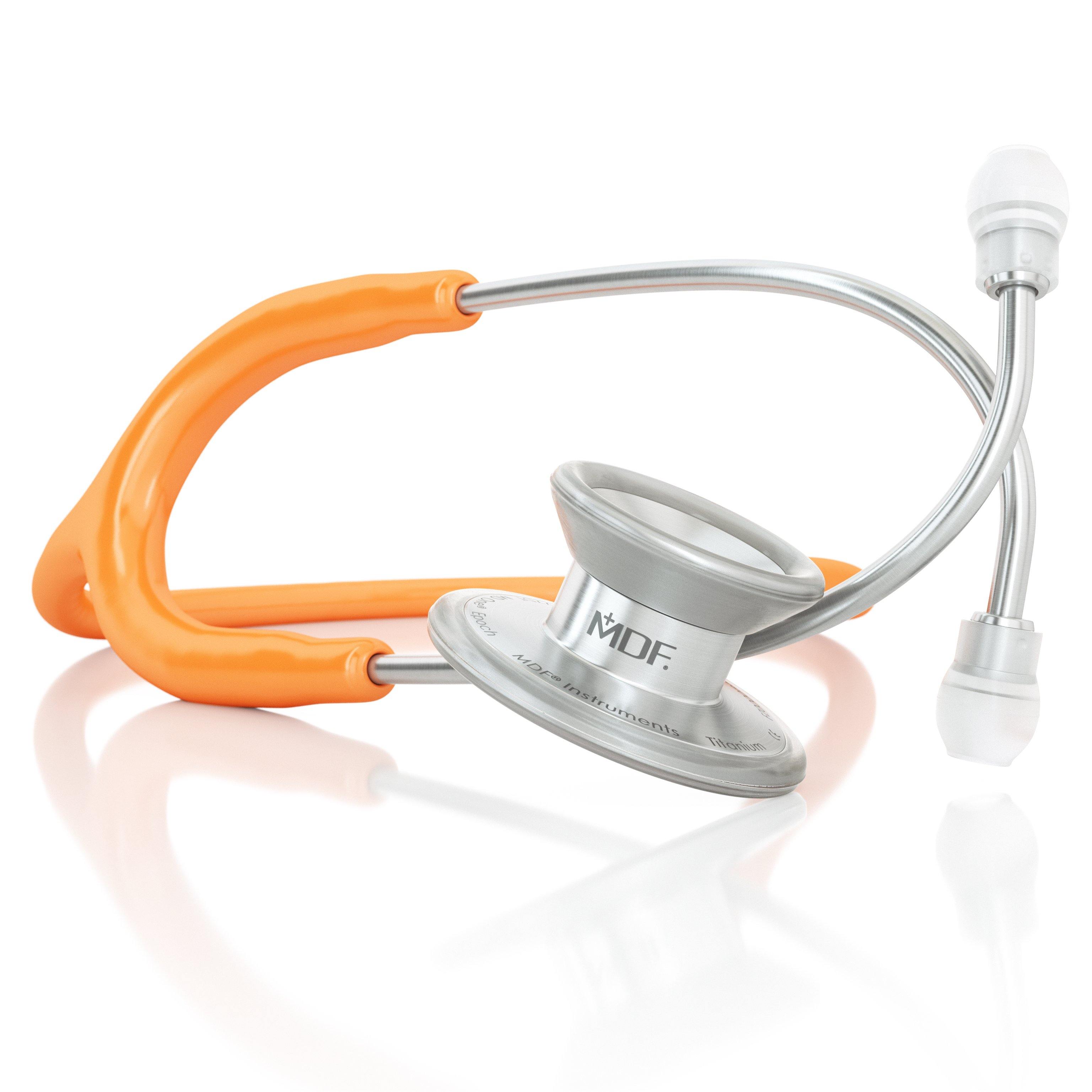 Stethoscope MDF Instruments MD One Epoch Titanium Vitamin Orange