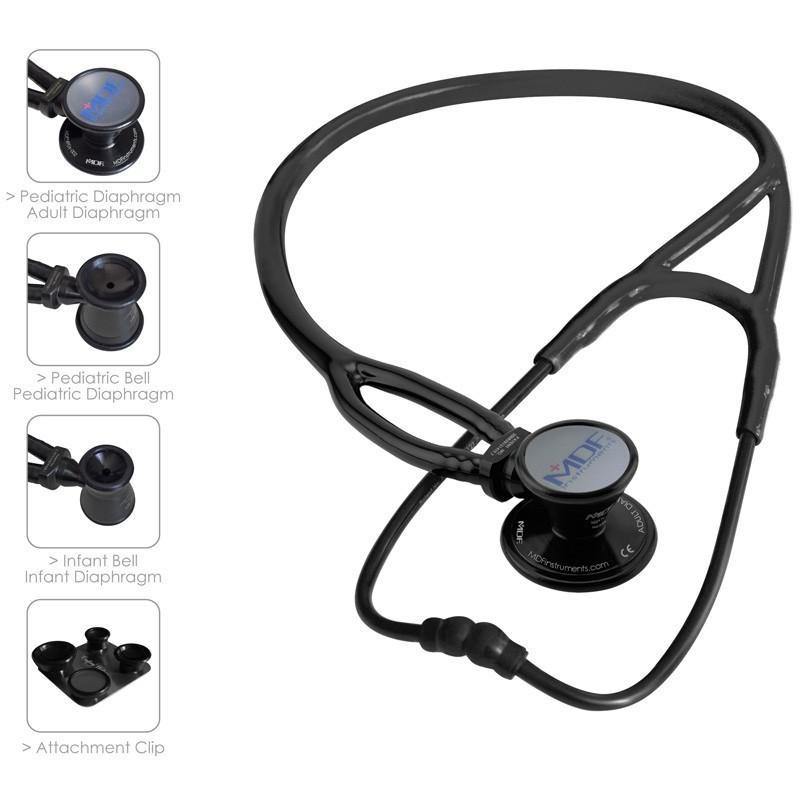 Basic Dual Head Stethoscope - Black/BlackOut