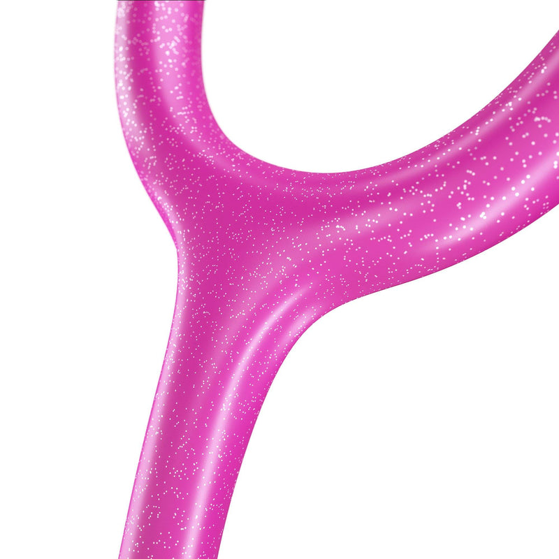 ProCardial Titanium Stethoscope MDF Instruments Bright Pink Glitter  Kaleidoscope Tube