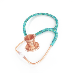 Stethoscope MDF Instruments ProCardial Titanium Cardiology Peacock Rose Gold