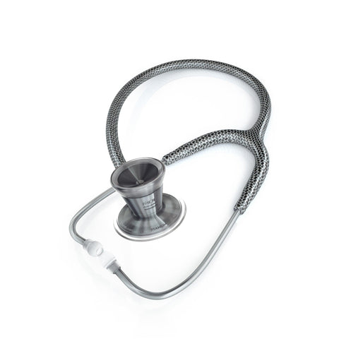Stethoscope MDF Instruments ProCardial Carbon Fiber Print Titan and Metalika