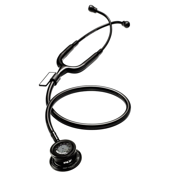 MDF Instruments Pulse Time Stethoscope with Clock BlackOut