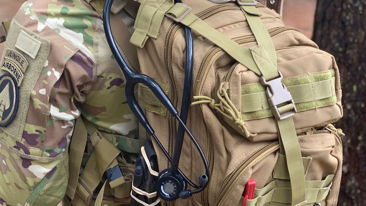 Pulse Time Stethoscope with Clock MDF Instruments