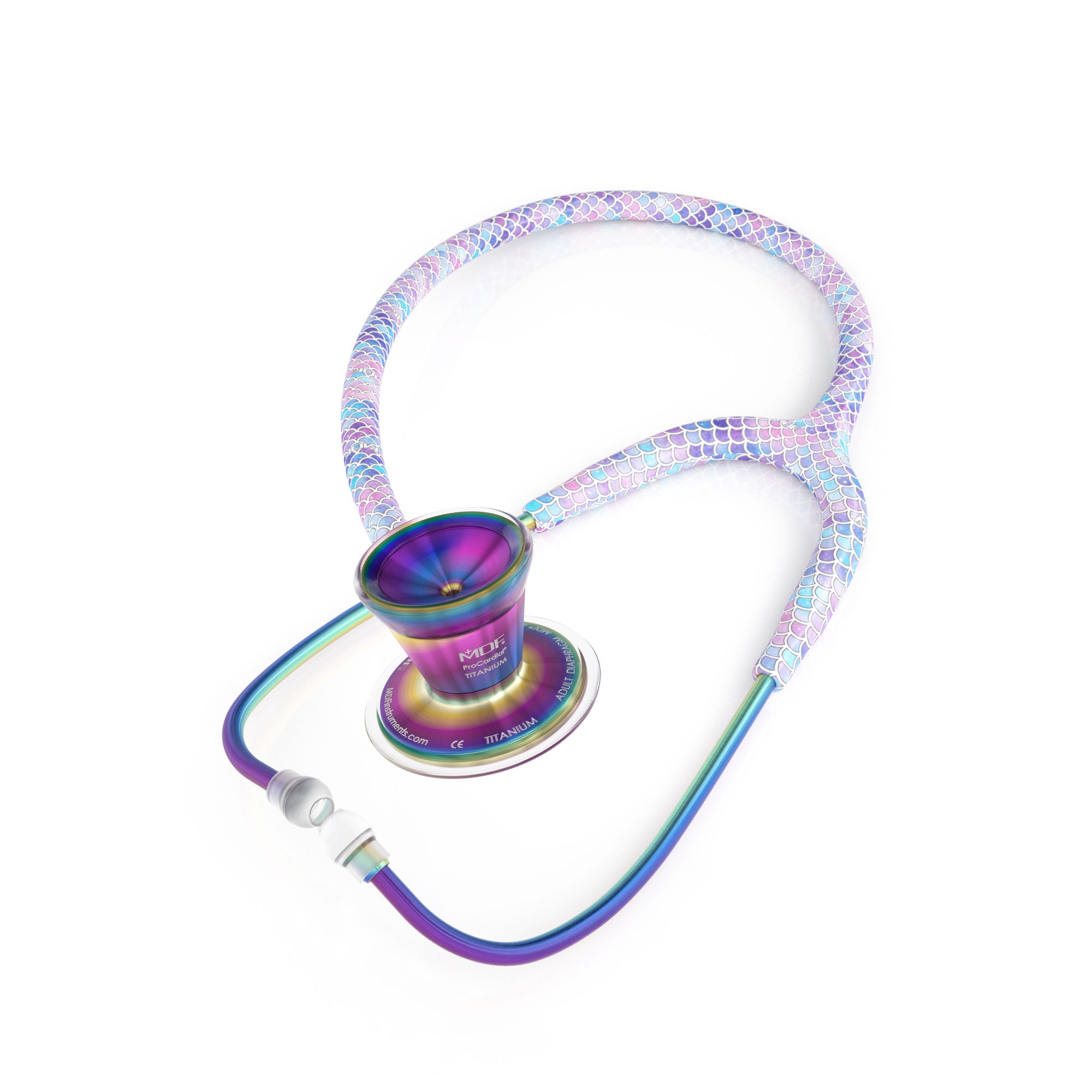 ProCardial Titanium Stethoscope MDF Instruments Baby Mermaid Kaleidoscope