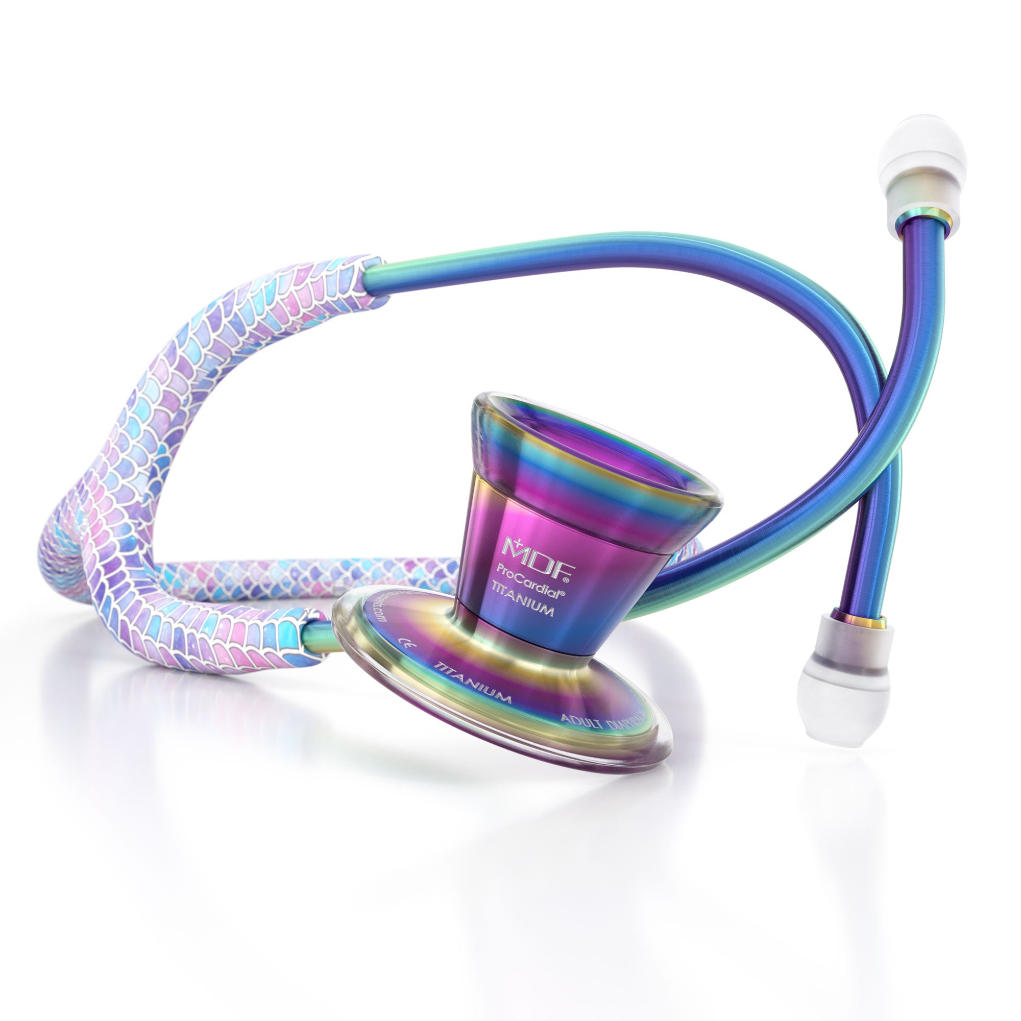 ProCardial Titanium Stethoscope MDF Instruments Baby Mermaid Kaleidoscope