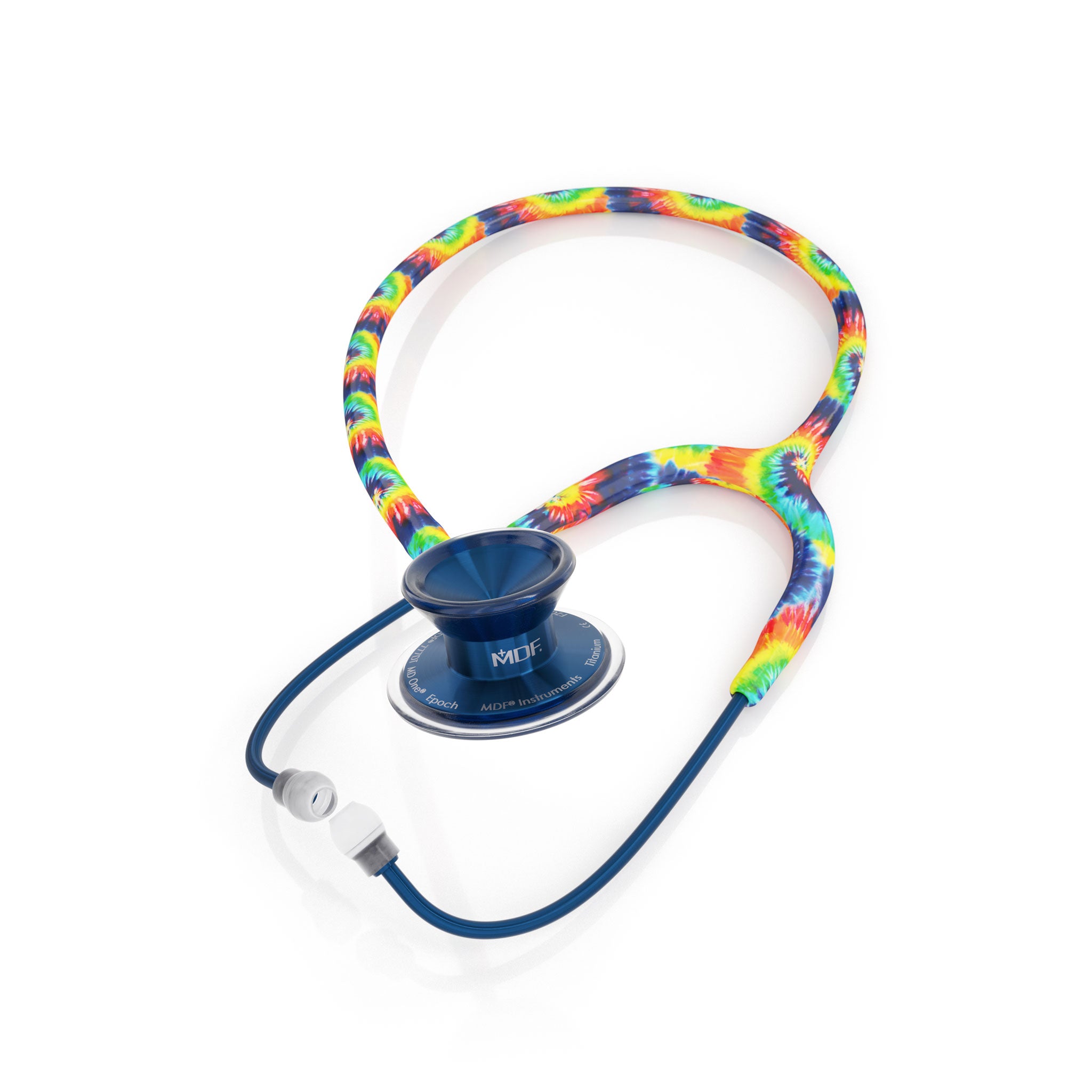 Stethoscope MDF Instruments MD One Epoch Tie Dye Print and Capridium Blue