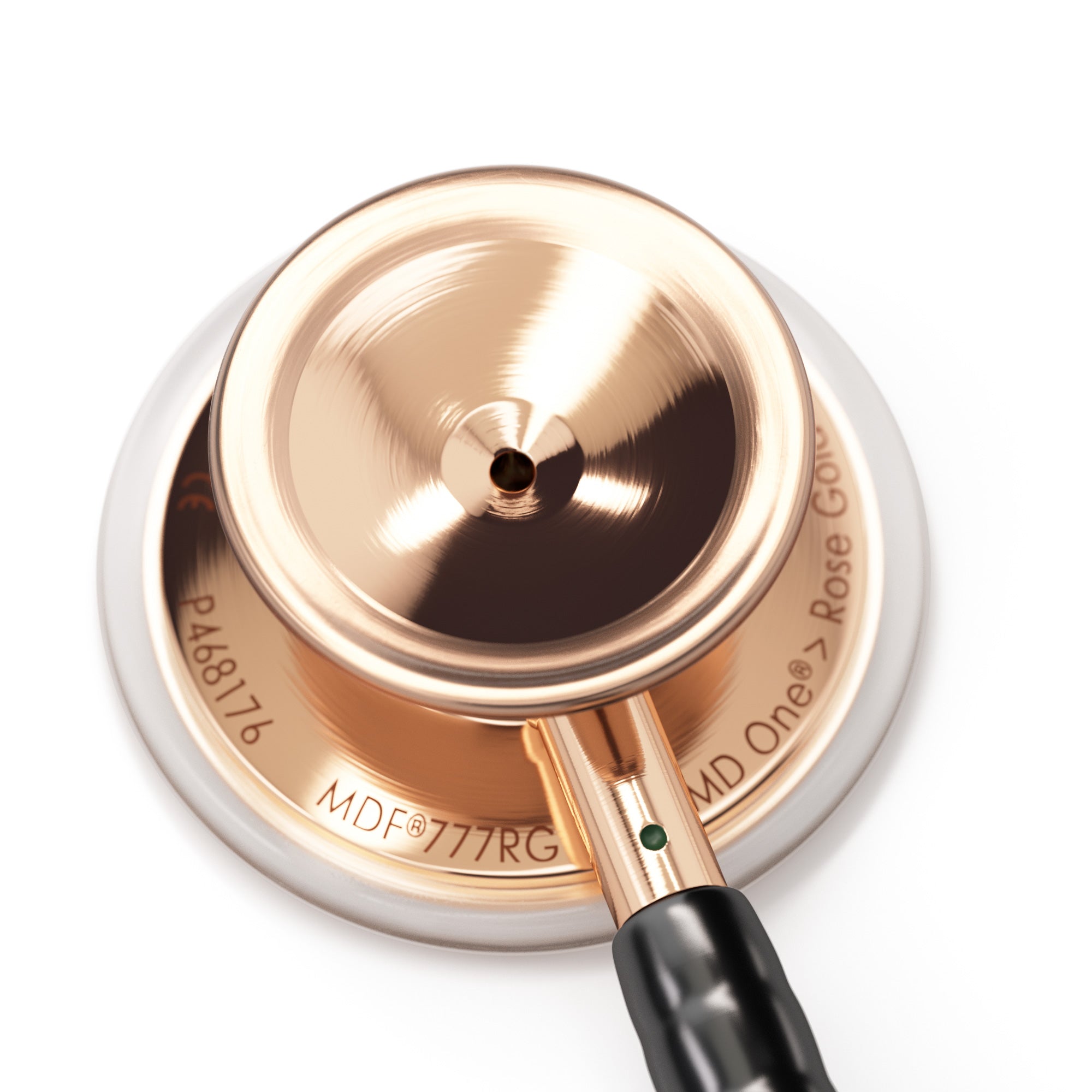 Adult Stethoscope MDF Instruments MD One NoirNoir Black and Gold Engraving