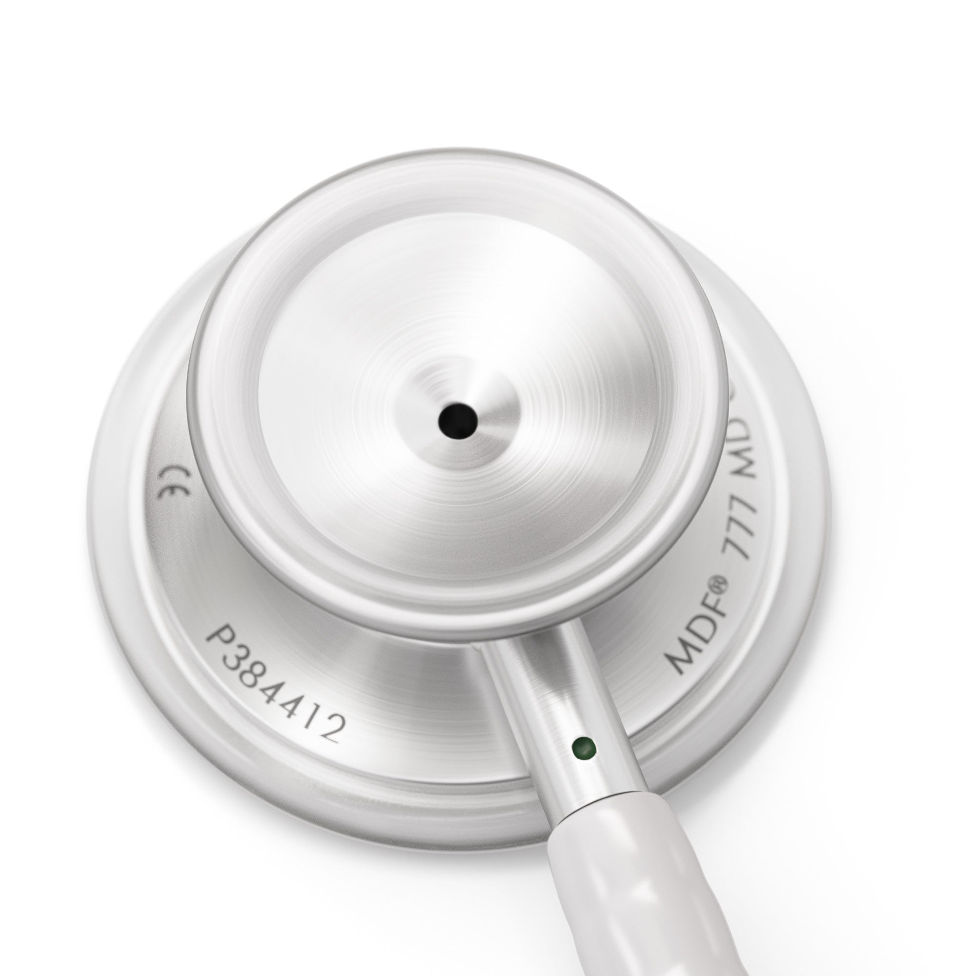 Stethoscope MDF Instruments MD One Stainless Steel Adult Dual Head Stethoscopes White BlaBlanc Engraving