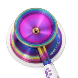 Stethoscope MDF Instruments MD One Epoch Paw Print and Kaleidoscope Engraving