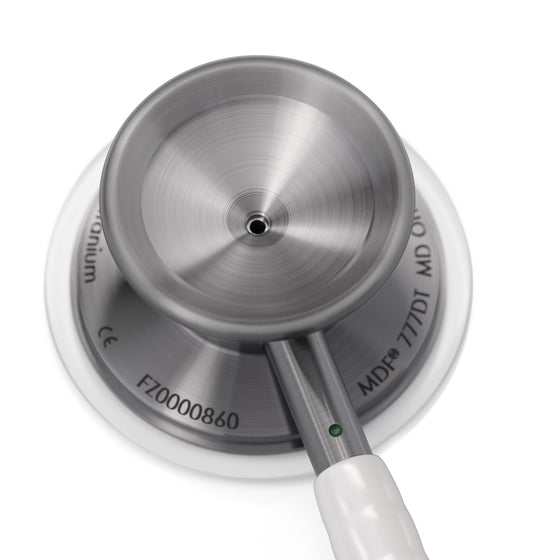 Stethoscope MDF Instruments MD One Epoch Titanium BlaBlanc White and Metalika Engraving