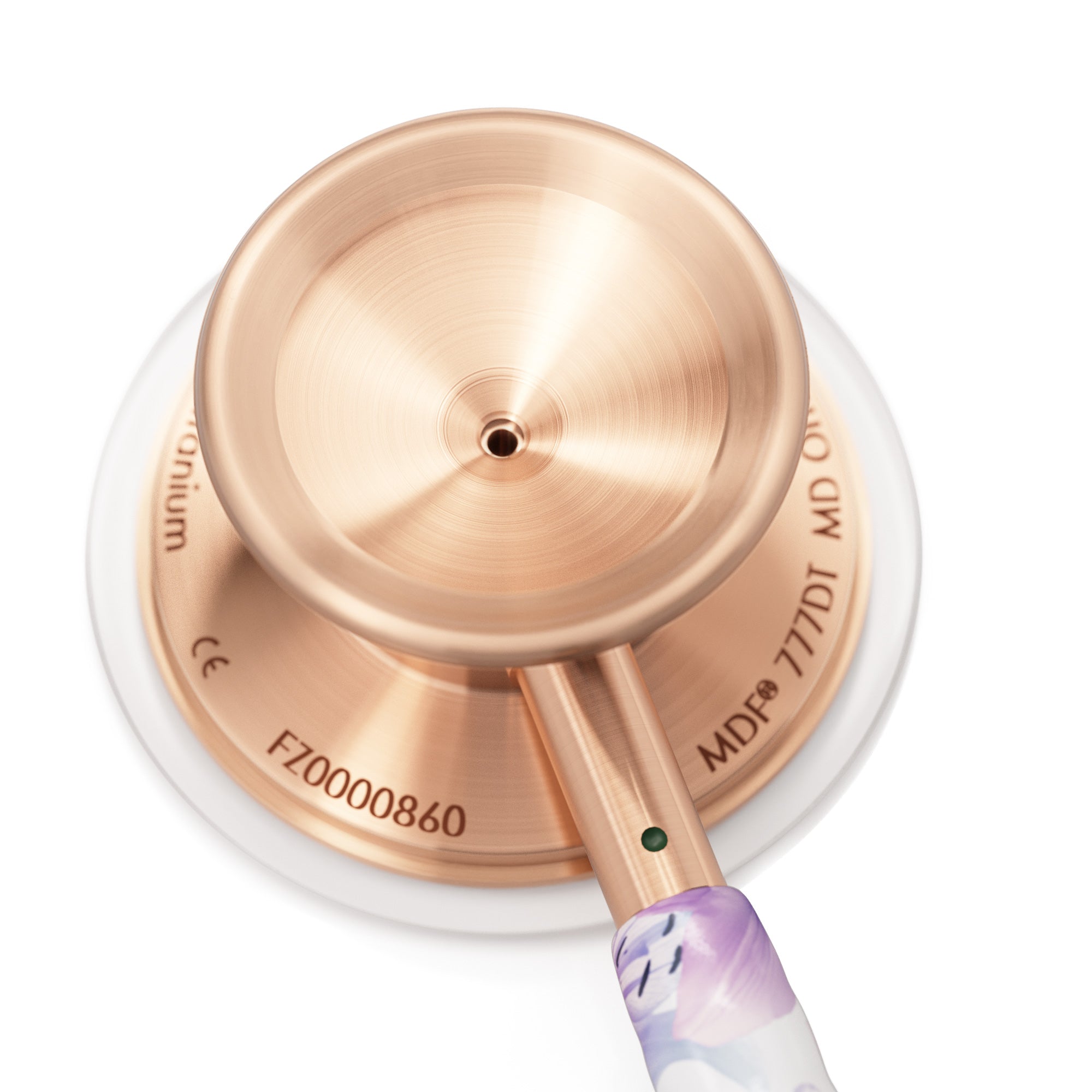 Stethoscope MDF Instruments MD One Epoch Titanium Mprint Flower Print Monet and Rose Gold Engraving