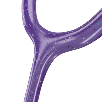 Stethoscope MDF Instruments MD One Epoch Titanium Mprint Purple Glitter and Ultraviolet Tube