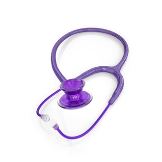 Stethoscope MDF Instruments MD One Epoch Titanium Mprint Purple Glitter and Ultraviolet