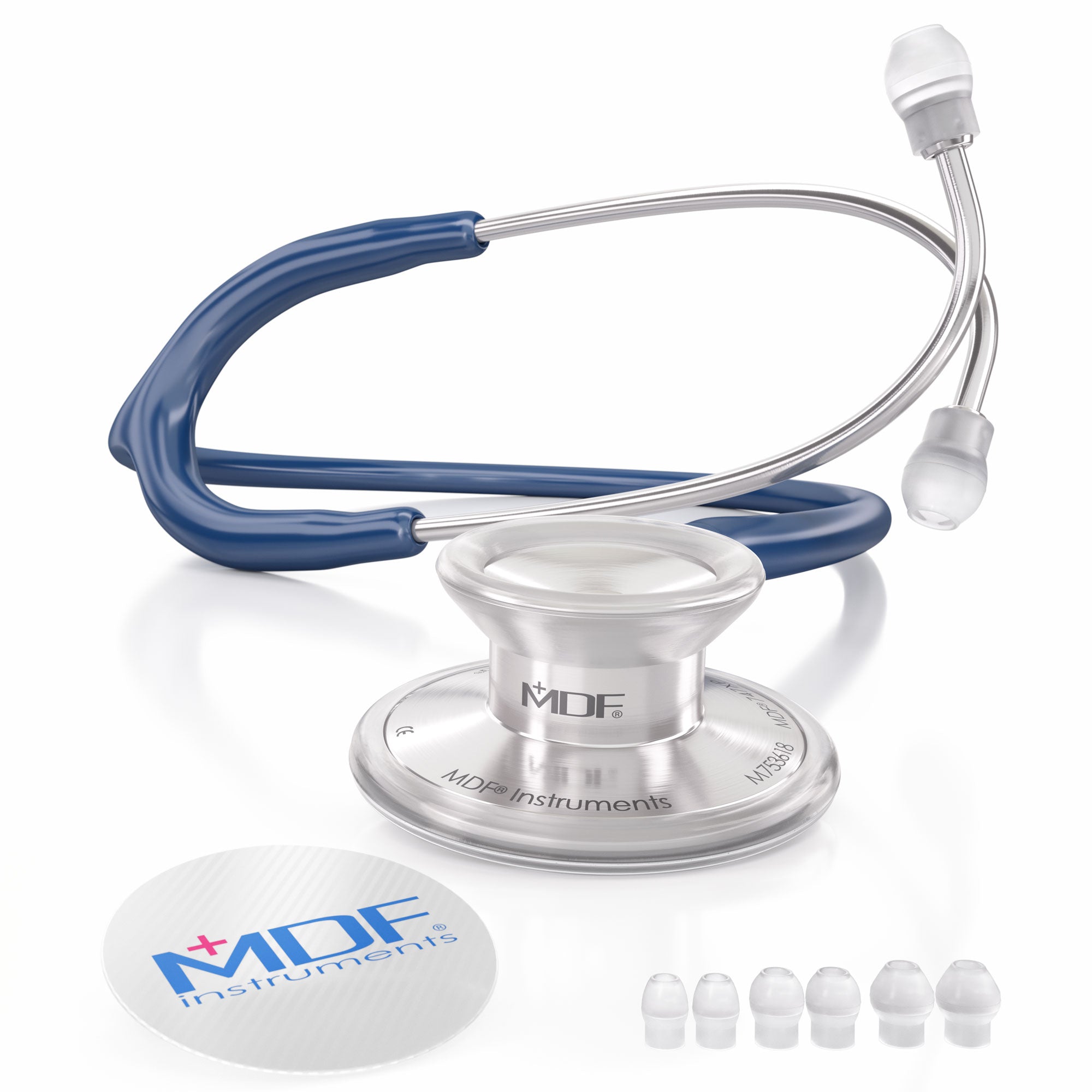 Stethoscope MDF Instruments Acoustica Lightweight Dual Head Abyss Navy Blue