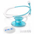 Blue Stethoscope MDF Instruments Acoustica Lightweight Dual Head Aqua and White