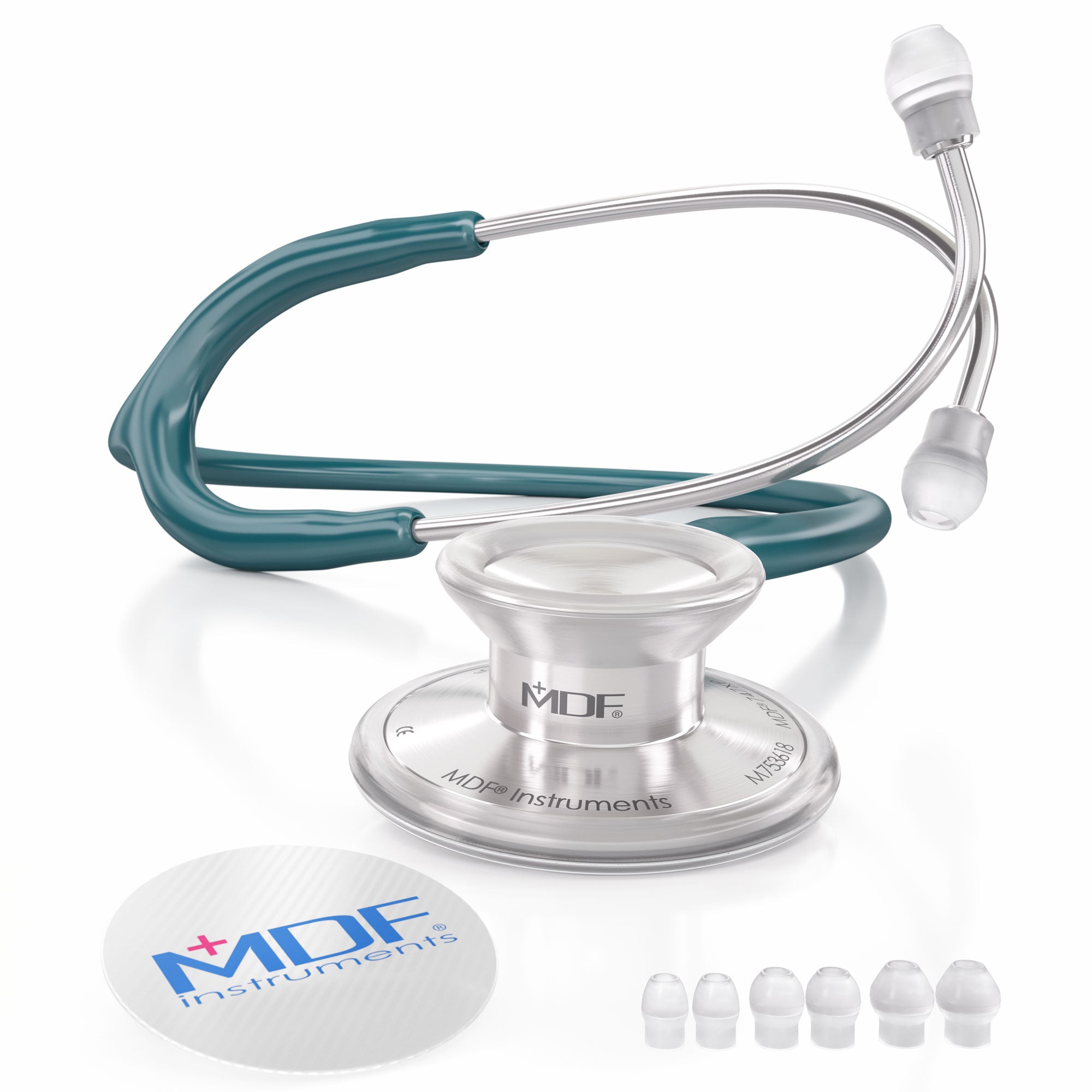 Stethoscope MDF Instruments Acoustica Lightweight Dual Head OM Green
